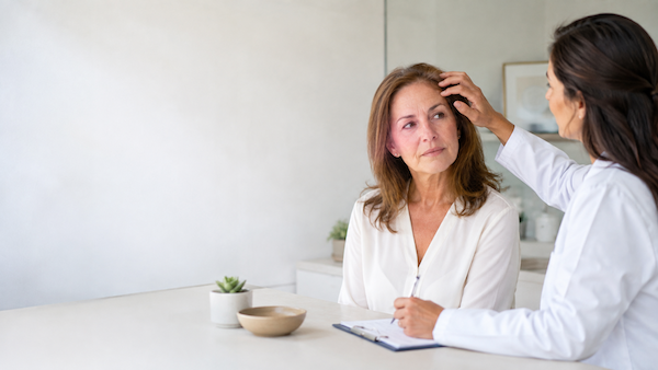 Women’s Hair Loss knowledge Center on Medical Conditions, Can thyroid disease cause hair loss?, Does Hashimoto's cause thinning hair?, Can autoimmune disease affect hair?, What is Alopecia Areata?, What is Female Pattern Hair Loss?, What is Telogen Effluvium?, Can diabetes cause hair loss?, Can lupus cause hair loss?, Does PCOS cause thinning hair?, Can anemia make my hair fall out?