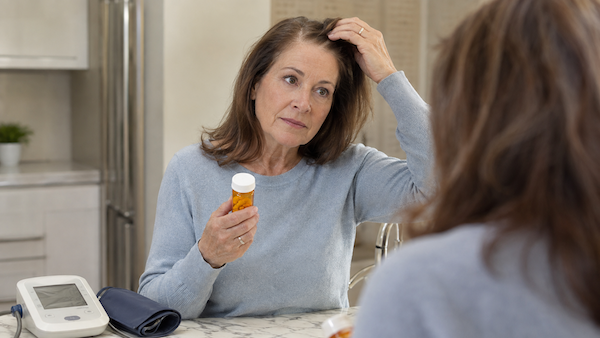 Medications that effect women's hair loss and hair health, Which medications commonly cause hair loss?, Can blood pressure medicine cause hair loss?, Do antidepressants cause hair shedding?, Can cholesterol medications affect Women's hair growth?, Can GLP-1 weight loss medications cause shedding?, Will chemotherapy hair grow back?, Can stopping medication reverse hair loss?, Should I stop a medication if my hair is thinning?, Which supplements are actually effective in Hair Growth?, Are collagen supplements worth taking?